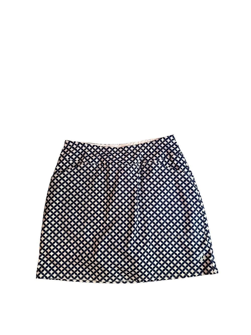 Jofit Golf Tennis Skort Women's M Navy White Geometric Print Athletic Skirt